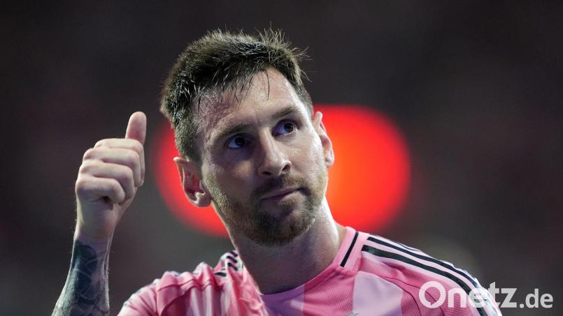 Sein Verein INter Miami gibt Entwarnung. Bild: Rebecca Blackwell/AP/dpa