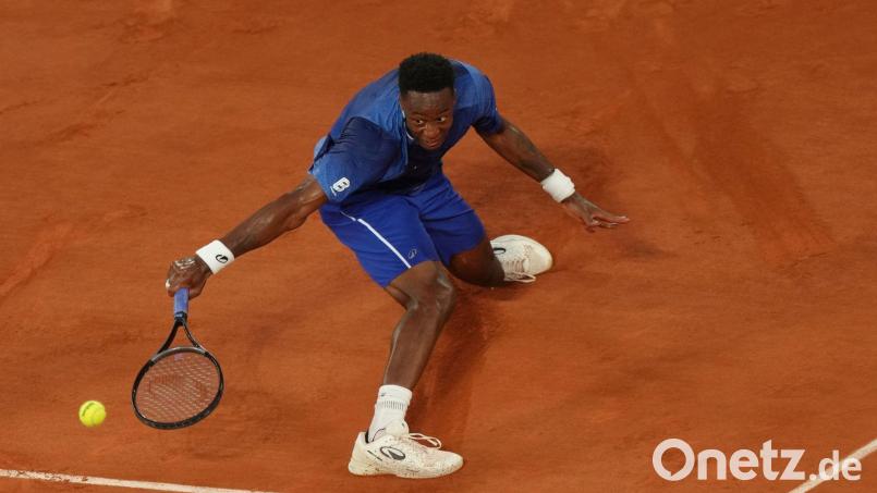 Gael Monfils kämpfte leidenschaftlich bei seinem Abschied in Roland Garros. Bild: Aurelien Morissard/AP/dpa