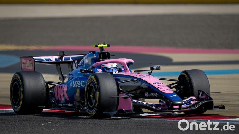 Alpine Racing wird in der kommenden Formel-1-Saison den Namen der Luxusmarke Gucci tragen. (Archivbild) Bild: Altaf Qadri/AP/dpa