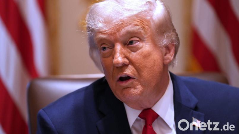 US-Präsident Donald Trump will während der NBA-Finals ein Spiel der New York Knicks besuchen. Bild: Jacquelyn Martin/AP/dpa