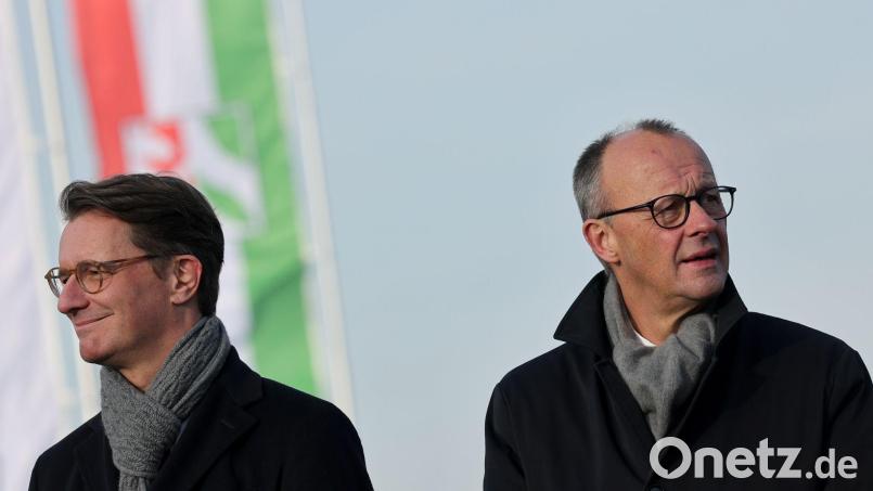 Am Montag kommt Kanzler Friedrich auf Einladung des NRW-CDU-Chefs Hendrik Wüst zu einer Klausur nach Meschede (Archivbild). Bild: Rolf Vennenbernd/dpa