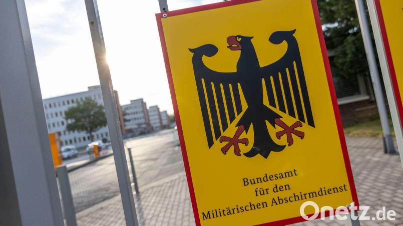 Der Militärische Abschirmdienst (MAD) ist der Nachrichtendienst der Bundeswehr. Er untersteht dem Verteidigungsministerium. (Symbolbild) Bild: Thomas Banneyer/dpa