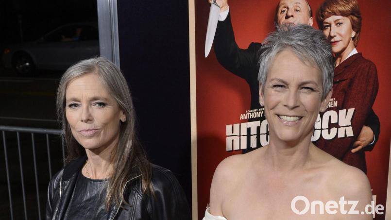 Jamie Lee Curtis und Schwester Kelly. (Archivbild) Bild: Michael Nelson/EPA/dpa