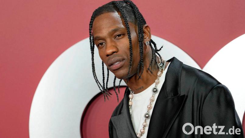 Der kurze Auftritt des US-Rappers Travis Scott verärgerte viele türkische Fans. (Archivbild) Bild: Chris Pizzello/Invision/AP/dpa