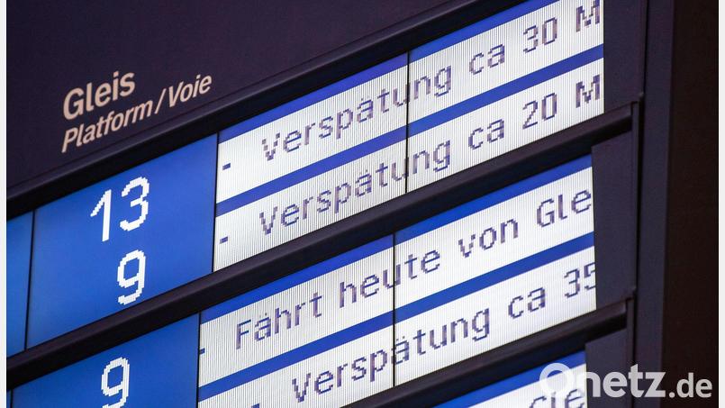 Die Bahn knackte im Mai bei der Pünktlichkeit im Fernverkehr erneut die 60-Prozent-Schwelle. (Archivbild) Bild: Fabian Sommer/dpa
