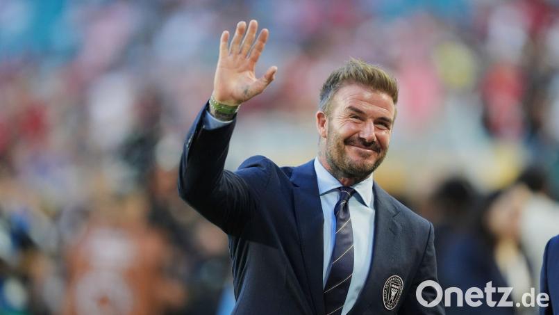Im Club von David Beckham spielt Fußballweltmeister Lionel Messi. (Archivbild) Bild: Rebecca Blackwell/AP/dpa