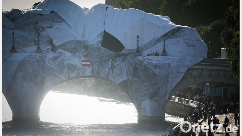 Ob und in welchem Tempo die Arbeiten an „La Caverne du Pont Neuf“ durchgeführt werden können, hängt von den jeweiligen Wetterverhältnissen ab. Bild: Simon Wohlfahrt/AFP/dpa