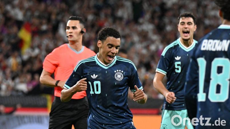 Ist Teil eines WM-Werbeclips: Jamal Musiala. (Archivbild) Bild: Federico Gambarini/dpa