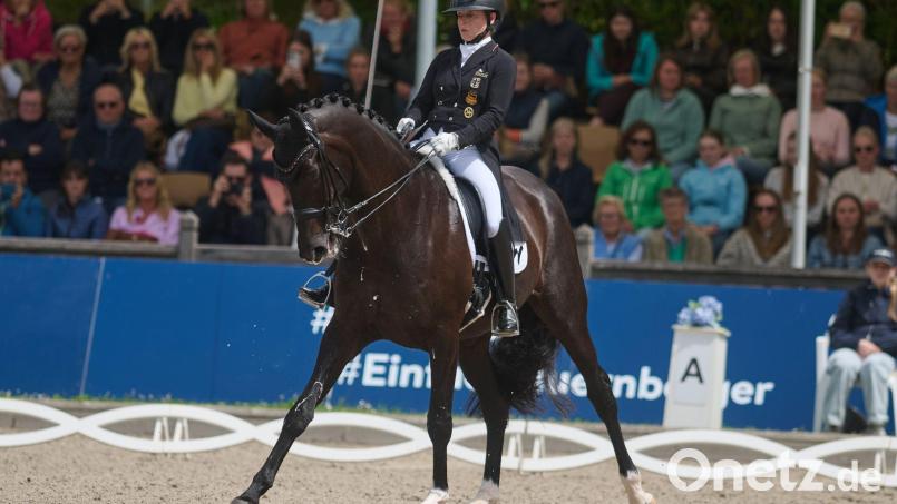 Wieder einmal nicht zu schlagen: Isabell Werth mit ihrer Stute Wendy. Bild: Bernd Thissen/dpa