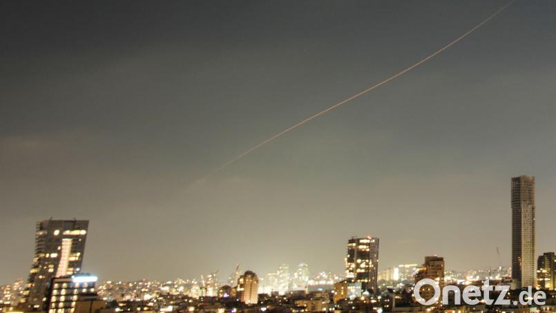 Erstmals seit dem 8. April feuerte der Iran Raketen auf Israel. Bild: Ohad Zwigenberg/AP/dpa
