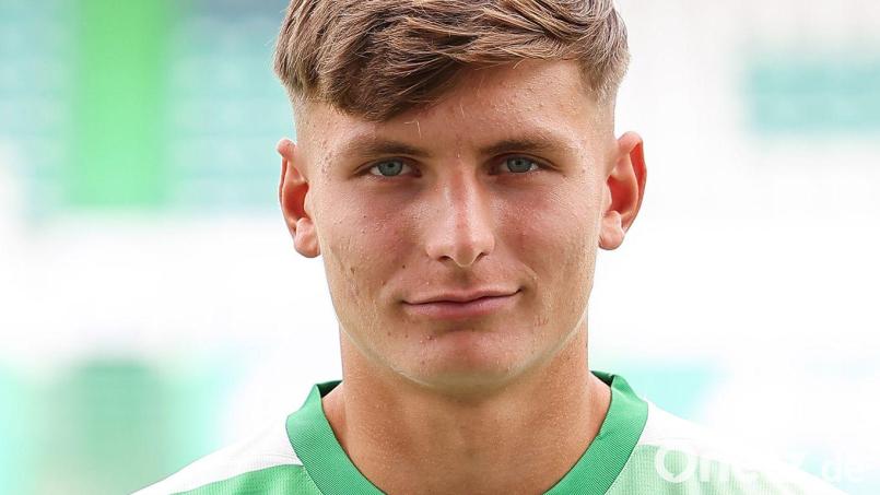 Matti Wagner verlässt Fürth endgültig und bleibt in Aachen. (Archivbild) Bild: Daniel Löb/dpa