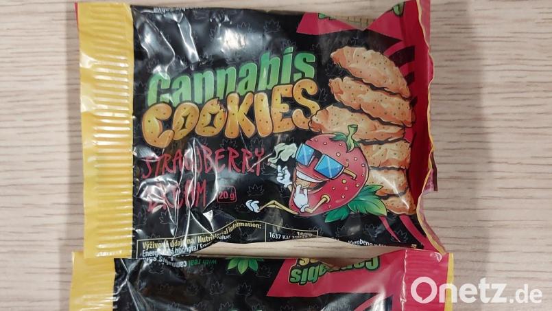 Berauschendes Naschwerk - Bundespolizisten stellten diese Cannabis-Kekse sicher. Symbolbild: Bundespolizei