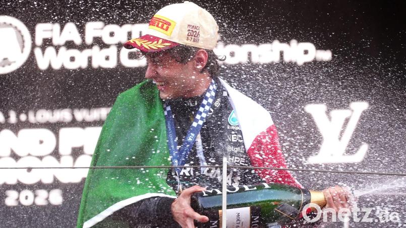 Seriensieger Kimi Antonelli versetzt die Formel 1 in Staunen. Bild: David Davies/PA Wire/dpa