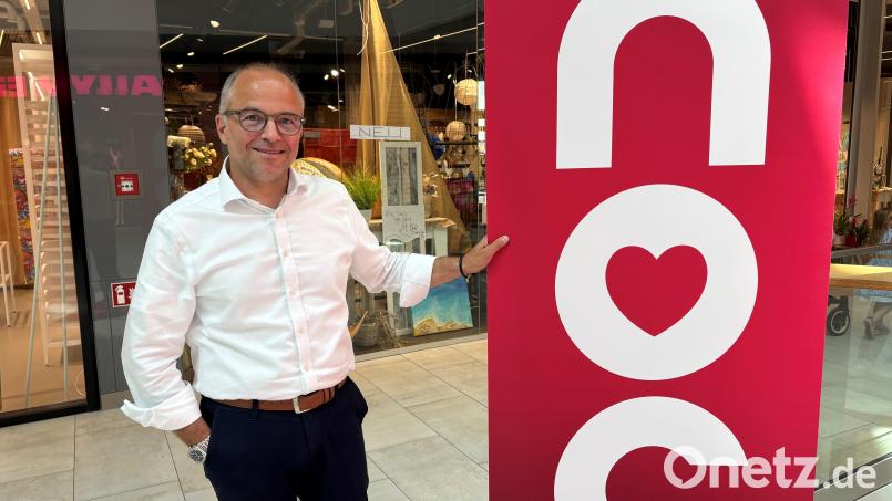 Dietmar Beutling ist auf der Suche nach Gastronomen für das Untergeschoss des Nordoberpfalz-Centers (NOC). Bild: Nils Ganzmann