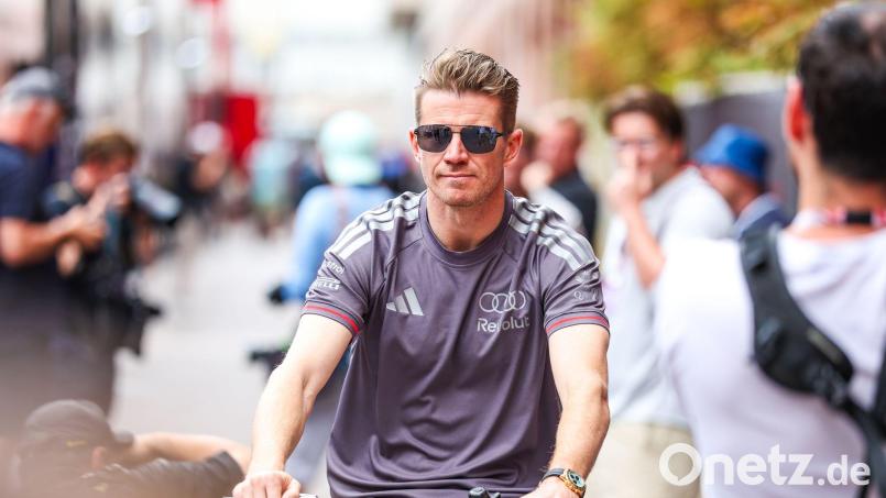 Nico Hülkenberg kann beim Fußball einfach nur Fan sein. (Archivbild) Bild: Nicolo Farina/ZUMA Press Wire/dpa
