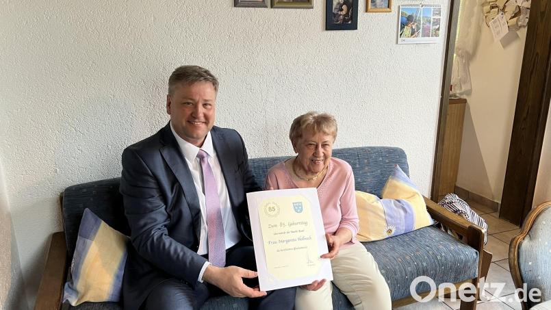 Margareta Hollweck feiert ihren 85. Geburtstag in Utzenhofen. Bild: Braun
