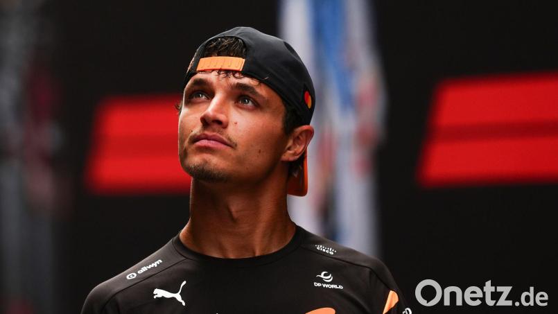 Lando Norris überrascht mit der Bestzeit in Barcelona. (Archivbild) Bild: David Davies/PA Wire/dpa