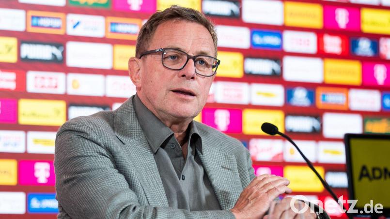 Österreichs Nationaltrainer Ralf Rangnick hat einem Bericht zufolge der AC Mailand abgesagt. (Archivbild) Bild: Georg Hochmuth/APA/dpa