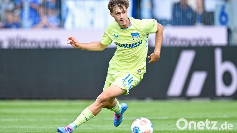 Mit Elversberg in der Bundesliga: Maurice Krattenmacher (Archivbild). Bild: Uwe Anspach/dpa