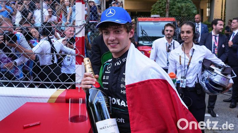 Wo ist Kimi Antonellis Handtuch? (Archivbild) Bild: Fatima Shbair/AP/dpa