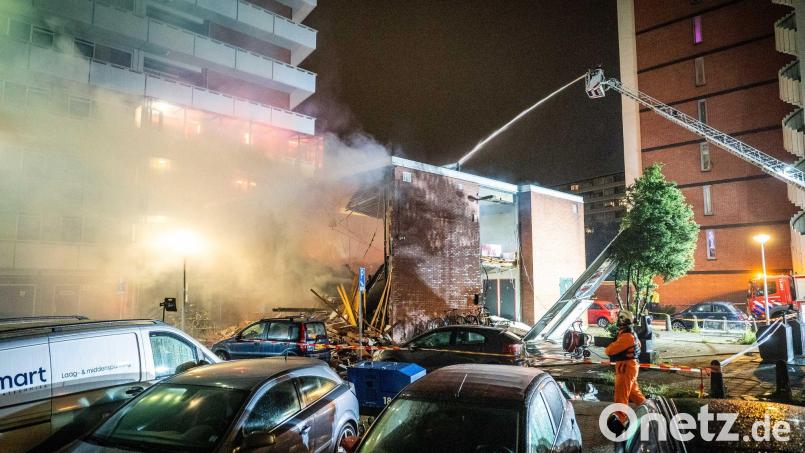 400 Anwohner mussten nach der heftigen Explosion ihre Wohnungen verlassen. Bild: Josh Walet/ANP/dpa