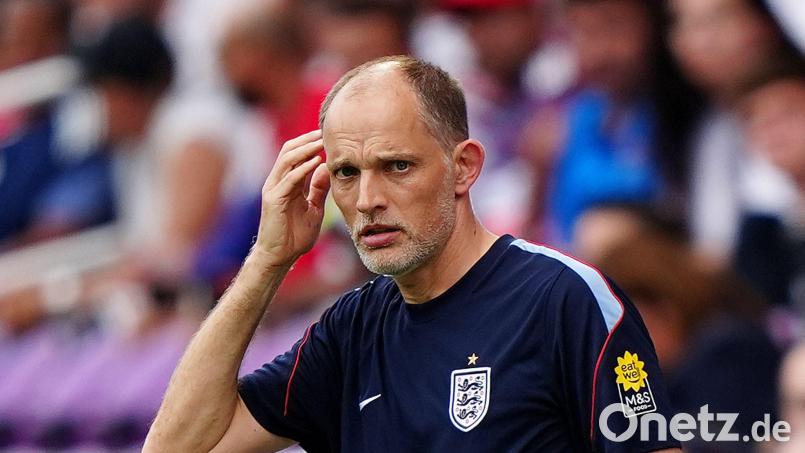 Thomas Tuchel und das englische Team erlebten eine böse Überraschung. Bild: Bradley Collyer/PA Wire/dpa