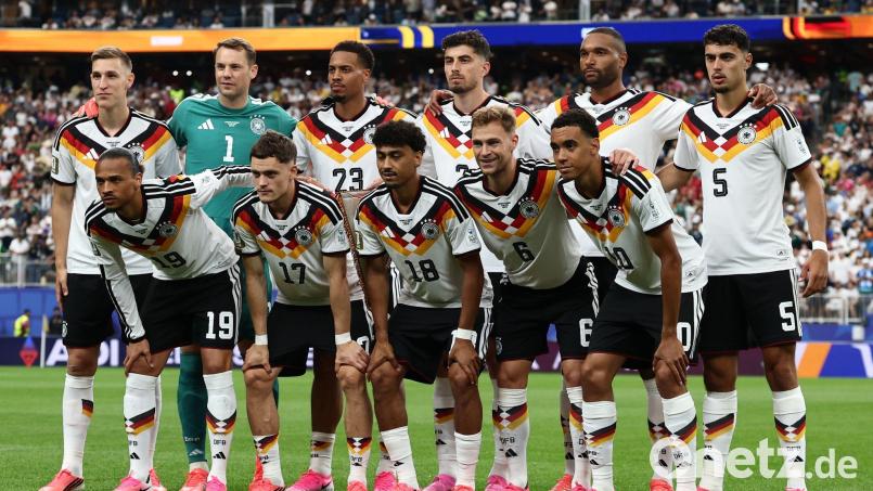 Die erste deutsche Startelf bei der WM 2026. Bild: Christian Charisius/dpa