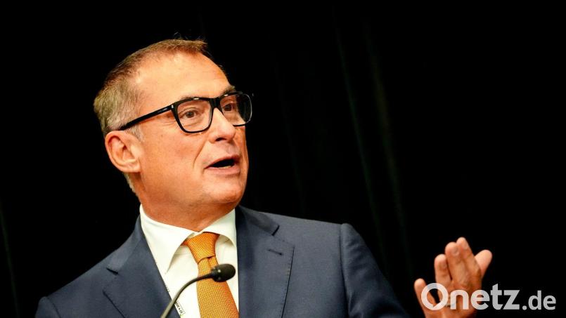 Bundesbank-Chef Nagel warnt vor verfrühter Hoffnung nach dem Iran-Rahmenabkommen. (Archivbild) Bild: Kay Nietfeld/dpa