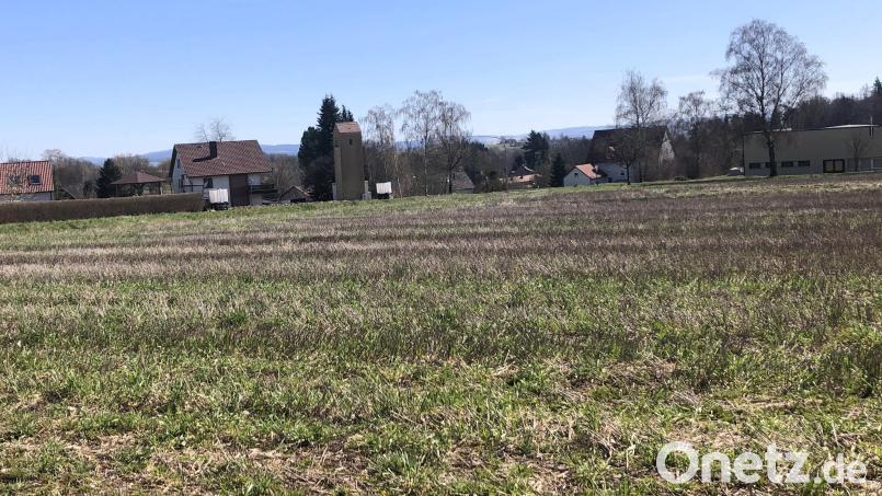 Das Gewerbegebiet "Gütterner Straße" in Fuchsmühl war Gegenstand der Marktratssitzung im Juni. Aus diesem derzeit noch freien Feld wird eine Gewerbefläche. Archivbild: wro