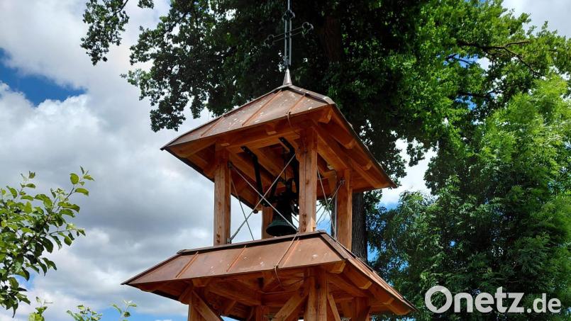 Der neue Glockenturm von Lämmershof. Bild: Wendelin Leiter