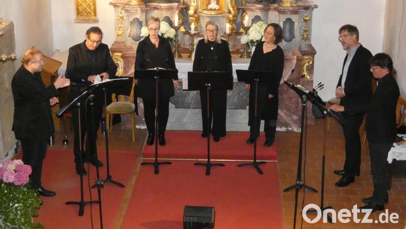 "Invitation of Sound" traten in der Laurentiuskirche in Kürmreuth auf. Bild: Heidi Kurz
