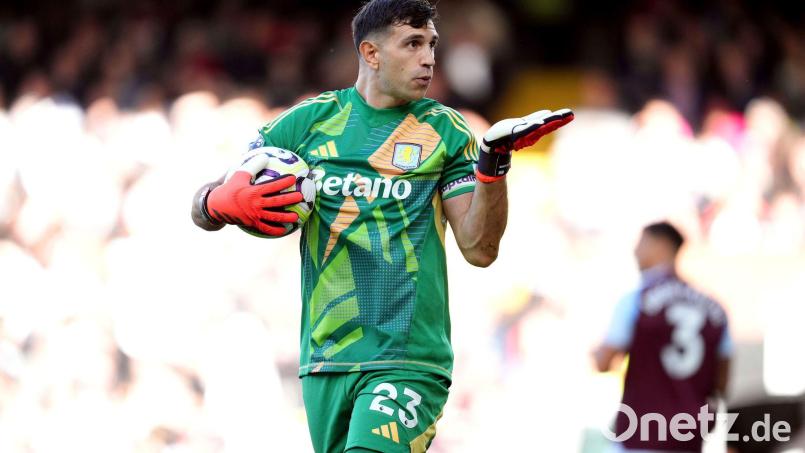 Der Einsatz von Argentiniens Torwart Emiliano Martínez gegen Algerien ist noch offen. (Archivfoto) Bild: John Walton/PA Wire/dpa