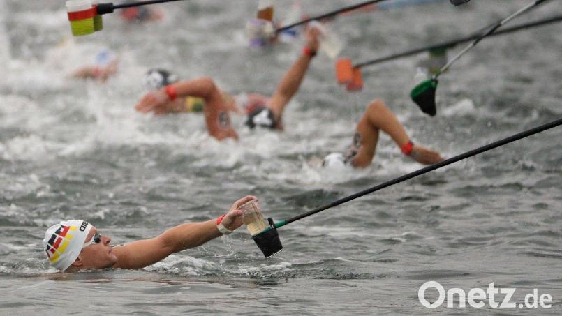 Andreas Waschburger hat in New York zwei Schwimm-Rekorde geknackt. (Archivbild) Bild: Mark Schiefelbein/AP/dpa