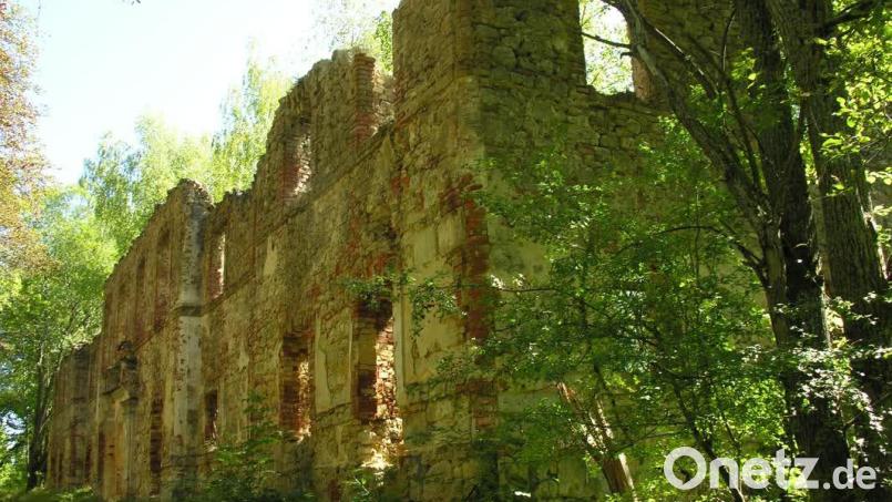 Wie Moglis Zauberschloss: Das wohl dominanteste Gebäude war zum Zeitpunkt der Westerweiterung des Truppenübungsplatzes Hohenfels das um 1730 erbaute Schloss in Lutzmannstein gewesen. Mittlerweile ist es saniert worden. Bild: Paul Böhm