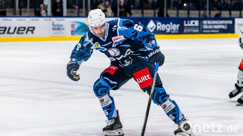 Manuel Edfelder wird die Blue Devils Weiden verlassen. Unter anderem darum geht es in der neuen Folge des Podcasts "Powerplay". Archivbild: Elke Englmaier