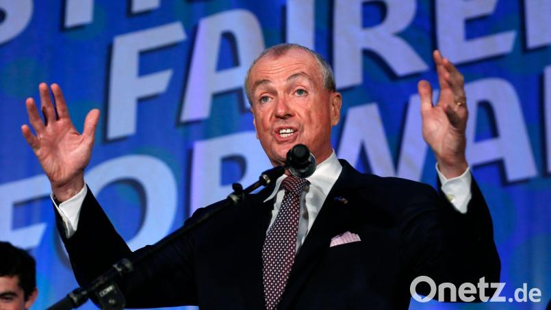 Phil Murphy bei seiner Wahl zum Gouverneur von New Jersey. (Archivbild) Bild: Noah K. Murray/AP/dpa