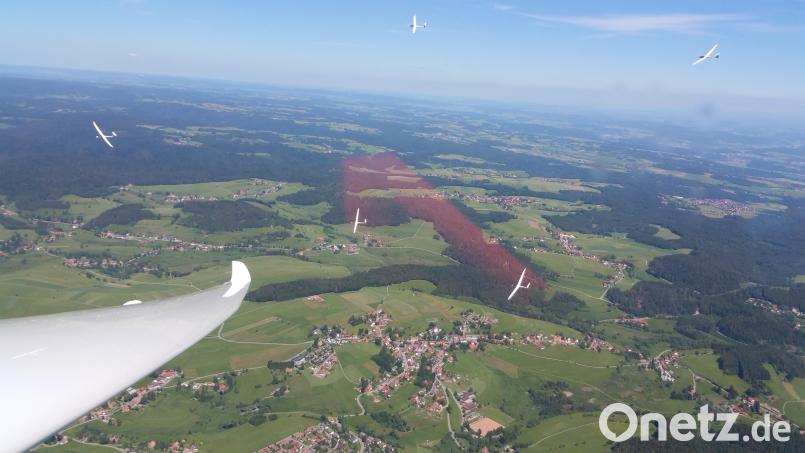 Bei Dietfurt sind zwei Segelflugzeuge in der Luft kollidiert. Symbolbild: Philipp Luyken (luf)