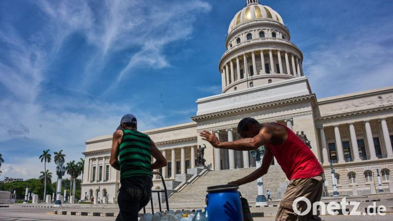 Das „Capitolio Nacional“ ist der offizielle Sitz der kubanischen Nationalversammlung. (Archivbild) Bild: Ramon Espinosa/AP/dpa