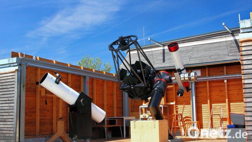 Zur Sternwarte Dieterskirchen gehört neben dem Teleskopgebäude auch ein Planetarium. Beides soll nun mit Hilfe von Fördergeld erweitert bzw. aufgewertet werden. Archivbild: Zimmermann