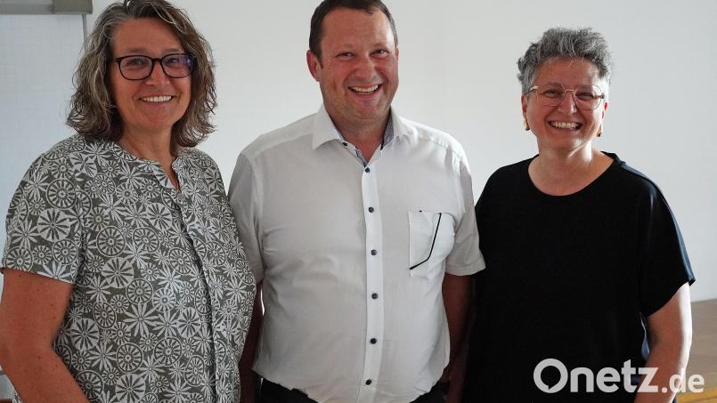 Das neue Dreigestirn der VG Pressath (von links): Carmen Pepiuk, Andreas Reindl und Anja Kirschsieper. Bild: Jürgen Masching