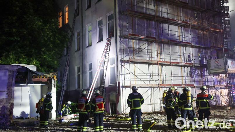 Bei dem Brand in der Nähe des Hamburger Hauptbahnhofs wurden 14 Menschen verletzt. Bild: Bodo Marks/dpa