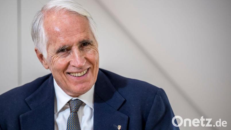Giovanni Malagò ist neuer Präsident des italienischen Fußball-Verbandes. (Archivbild) Bild: Fabrice Coffrini/Pool AFP/AP/dpa