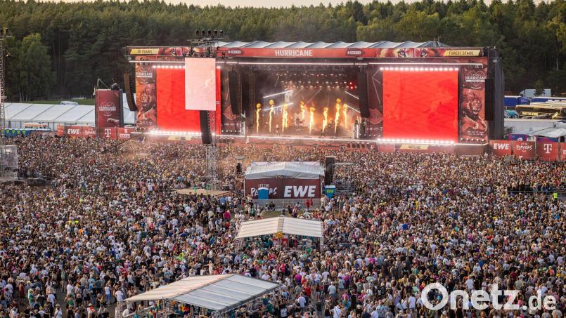 Das Hurricane zählt zu den größten Festivals in Deutschland. (Symbolbild) Bild: Markus Hibbeler/dpa