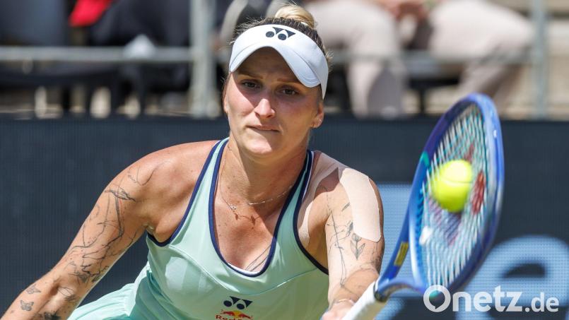 Marketa Vondrousova wurde für einen verpassten Dopingtest für vier Jahre gesperrt. (Archivbild) Bild: Andreas Gora/dpa