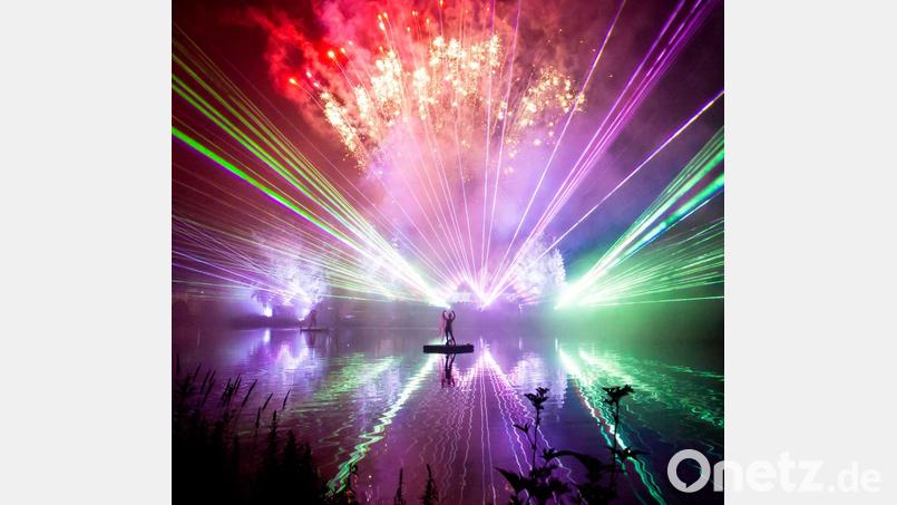 Lasershow Bild: Robert Reith