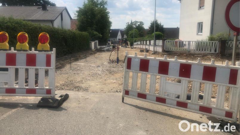 Die Baustelle im Ossangerweg kommt voran. Bild: Eva Seifried