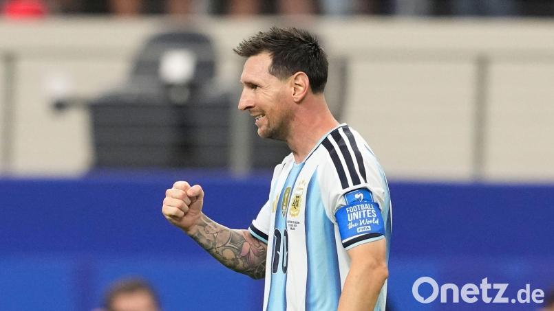 Lionel Messi ist nun alleiniger WM-Rekordtorschütze. Bild: Tony Gutierrez/AP/dpa