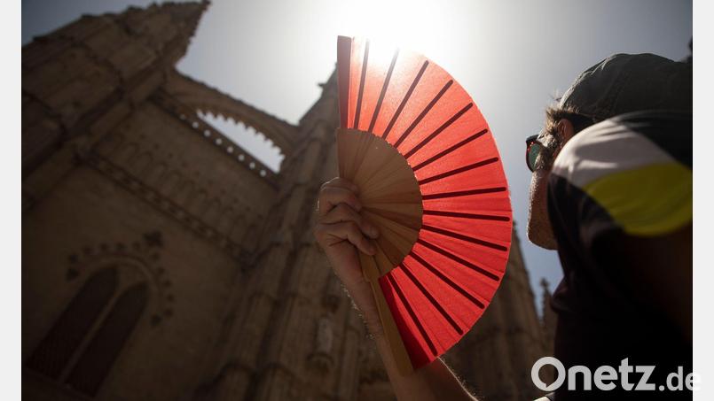 Auch auf der bei Deutschen beliebten Urlaubsinsel Mallorca war es ungewöhnlich heiß. Bild: Clara Margais/dpa
