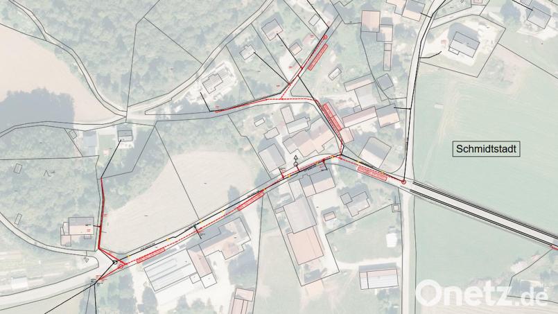 In diesem Jahr werden in Schmidtstadt die Wasserleitungen erneuert. Grafik: Zv-WV-Schmidtstadt-Gruppe