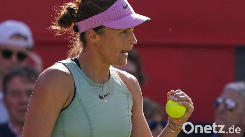 Steht in Eastbourne im Halbfinale: Tatjana Maria. (Archivbild) Bild: Alberto Pezzali/AP/dpa